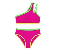 Conjunto de Bikinis Niña 2 Piezas Tankini Traje Baño Niñas Deportivos Bañador Verano para Natación Playa Surf Ropa Chica con Top Braguita 2026