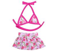 Conjunto de bikinis para perros y mascotas, traje de baño floral para cachorros pequeños, gato, traje de baño de moda para perros de cuatro estaciones