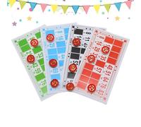 Conjunto de Bingo Interactivo de Madera Retro | Conjunto de x Familiares Bingo y Ajedrez para Adultos para Cumpleaños Navidad en Grupo Fiesta Fiesta Casa Escuela Reunión