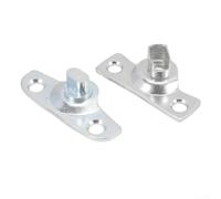 Conjunto de bisagra para portón trasero 4L3Z-83430B38-AA para Ford F350 F450 - Juego de reparación de cubierta de soporte de pasador de guerra resistente, acabado plateado