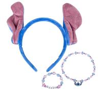 ARTESANIA CERDA Conjunto de bisutería 3 Piezas Stitch(pulsera, collar y diadema) 12.5 X 19.0 X 1.0 Cm