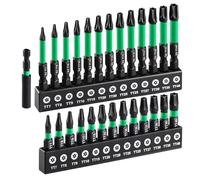 Conjunto De Bits De Torque, Kit De Perforación A Prueba De Manipulaciones, Broca Ergonómica Torx Para Fontanería De Metalurgia De Jardinería Automotriz Proyectos De Construcción De Electricistas
