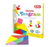 Conjunto de Bloque de Patrones magnéticos - Puzzle, Juego de Tangram | Travel Puzzle Book, Brain Training Magnetic Toy Challenge Aprendiendo Play Quiet Trip Entertainment