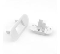 Conjunto de bloqueo de tapa de arandela resistente WH02X24399 WH01X24381 para GE para hotpoint de carga superior lavadora pestillo de puerta Kit de golpe OEM reemplazo plástico blanco