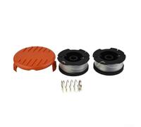Conjunto de bobina y línea con tapa de cubierta para piezas de recortadora Black and Decker GLC1423 GLC2000 GL420XC GL555XC GL580C