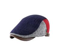 Conjunto de boina clásica y gorra plana for hombre de 23 pulgadas, estilo vintage, resistente al agua, ajuste seguro, ideal for eventos urbanos al aire libre, resistente al viento, estilo retro de gán