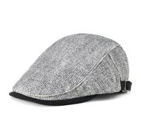 Conjunto de boina y gorra plana clásica for hombre, de 55 a 59 cm, estilo vintage, resistente al agua, ajuste seguro, ideal for eventos urbanos al aire libre, resistente al viento, estilo retro de gán