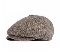Conjunto de boina y gorra plana clásica for hombre, de 55 a 60 cm, estilo vintage, resistente al agua, ajuste seguro, ideal for eventos urbanos al aire libre, resistente al viento, estilo retro de gán