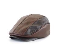 Conjunto de boina y gorra plana clásica for hombre, de 55 a 60 cm, estilo vintage, resistente al agua, ajuste seguro, ideal for eventos urbanos al aire libre, resistente al viento, estilo retro de gán