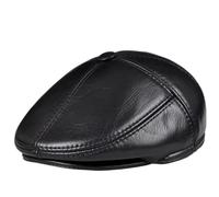 Conjunto de boina y gorra plana clásica for hombre, de 55 a 60 cm, estilo vintage, resistente al agua, ajuste seguro, ideal for eventos urbanos al aire libre, resistente al viento, estilo retro de gán
