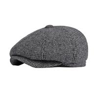 Conjunto de boina y gorra plana clásica for hombre, de 55 a 60 cm, estilo vintage, resistente al agua, ajuste seguro, ideal for eventos urbanos al aire libre, resistente al viento, estilo retro de gán