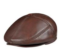 Conjunto de boina y gorra plana clásica for hombre, de 55 a 60 cm, estilo vintage, resistente al agua, ajuste seguro, ideal for eventos urbanos al aire libre, resistente al viento, estilo retro de gán