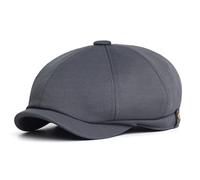 Conjunto de boina y gorra plana clásica for hombre, de 56 a 59 cm, estilo vintage, resistente al agua, ajuste seguro, ideal for eventos urbanos al aire libre, resistente al viento, estilo retro de gán