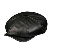Conjunto de boina y gorra plana clásica for hombre, de 57 a 60 cm, estilo vintage, resistente al agua, ajuste seguro, ideal for eventos urbanos al aire libre, resistente al viento, estilo retro de gán