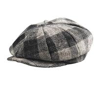 Conjunto de boina y gorra plana clásica for hombre, de 57 a 62 cm, estilo vintage, resistente al agua, ajuste seguro, ideal for eventos urbanos al aire libre, resistente al viento, estilo retro de gán