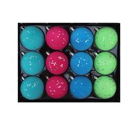 Conjunto de Bolas de Árbol de Navidad 12 Piezas Colgantes Estrella | Adornos Navideños Brillantes para Fiesta Navideña Estudiantes Oficinas Hogar Coche Dormitorio Sala de Est