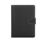 Conjunto de Bolígrafo de Sincronización de Cuaderno Digital, 3 In1 Pen Smart Smart, Sincronización en Tiempo Real para Digitalizar, Tecnología de Reconocimiento de OCR, Papel (Patrón de Lino Negro)