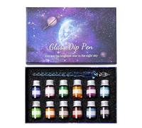 Conjunto De Bolígrafos De Caligrafía - Suministros Artísticos, Juego De Tinta De Colores Brillantes, Herramientas De Ilustración Creativa, De Remojo De Entrenamiento | Arreglo De Caligrafía