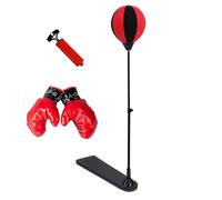 Conjunto de bolsas de golpeo - bolsas de pie duraderas, caja de golpe ajustable en altura | Kit de bolsa de artes marciales con soporte y guantes de boxeo para boxeo, karate, , mma