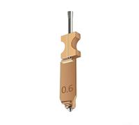 Conjunto de boquilla de acero endurecido para Flashforge AD5X | Hotend de liberación rápida sin herramientas | Resistente a altas temperaturas para PLA ABS (0.6 mm)