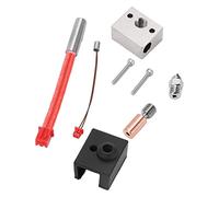 Conjunto de Boquilla de Impresora 3D, Bloque de Calentamiento Bimetal de Kit Hotend 24V 40W 300 Temperatura con Aleación TC4 para Ender 3 S1 Pro CR 10 Smart Pro Sermoon V1