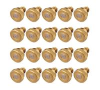 Conjunto De Boquilla De Jardín Latón 20 Piezas Riego A Presión 0.5 Mm Rociadores Neblina Agua Enfriamiento Con Anillos Sellado Boquillas Bronce Con Anillos O
