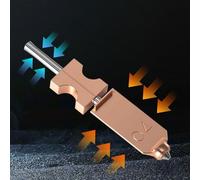 Conjunto de boquilla para Flashforge AD5X, 0,4 mm, acero inoxidable, repuesto compatible con PLA ABS para PETG, temperatura media a alta