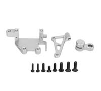 Conjunto de brazo de soporte Servo RC, brazo de soporte de engranaje de dirección para motocicleta eléctrica LOSI Promoto MX 1/4 (Plata)