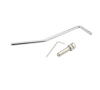 Conjunto de brazo de trémolo para guitarra, kit de repuesto de metal de primera calidad con casquillo y llave hexagonal para de puente de guitarra eléctrica, color plateado