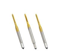 Conjunto de broca de grifo de taladro, Macho de roscar pequeño for máquina, chapado en titanio y con contenido de cobalto, M0,8-M2,0, 1/5/10 piezas
