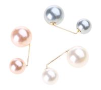 Conjunto de broches para mujer, alfileres de solapa con diamantes de imitación y perlas pequeñas, camisa para suéter, accesorios de decoración de ropa fija, fabricación de joyas de regalo