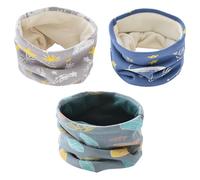 Conjunto De Bufanda Para Niños De 3 Piezas, Bufanda Suave De Invierno, Bufanda Cálida Para Niñas, Bufanda De Tubo Para Niños, Bufanda De Dibujos Animados Para Niños