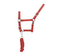 Conjunto de cabezada y correa para caballo de nylon reflectante Supreme Cob
