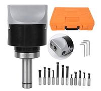 Conjunto de Cabezal Aburrido, Kits de Herramientas de Fresado CNC de 40CR C20-F1-18-12pcs 75 Mm con Caja de Almacenamiento para Máquina Perforadora