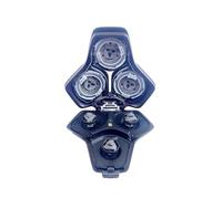 Conjunto De Cabezal De Afeitadora Serie Honeycomb Compatible Con Philips | Compatible con afeitadoras Norelco Angular-Shape S5000 S7000(Black)