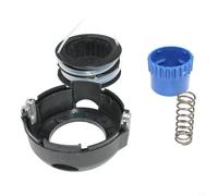 Conjunto de cabezal de recortadora de cuerda compatible con T25B T25BB 589873201, apto para recortadoras eléctricas 115iL 136LiC 520iRX, incluye cubierta superior de resorte de línea de bobina y