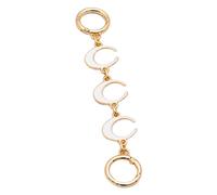 Conjunto De Cadenas De Bolsa De Correas - Cadena De Extensión De Bolso | Extensión De La Cadena De La Cadena De Diseño De Media Luna De La Cadena De La Expansión, Cadena De La Bolsa De La Expansión De