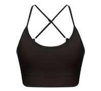 Conjunto de cama muñeca juego sujetador deportivo con cinturón para mujer fruncido con sujetador en el cuerpo y Tonton, Le Noir, S