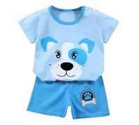 Conjunto de camiseta de manga corta para niños y niñas de verano, conjunto de dos piezas de pantalones cortos de manga corta para niños y niñas Traje De Halloween Mujer De Gata De Traje