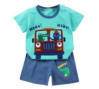 Conjunto de camiseta de manga corta para niños y niñas de verano, conjunto de dos piezas de pantalones cortos de manga corta para niños y niñas Traje De Halloween Mujer De Gata Trajes Ballet