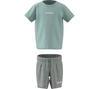 Adidas Sportswear Conjunto de 2 prendas, camiseta y short. Talla 74/81 cm (12/18 meses). Color Verde