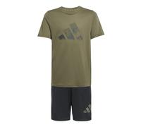 Conjunto de camiseta y pantalón corto infantil adidas Essentials Camo Print 13/14 ans Unisex