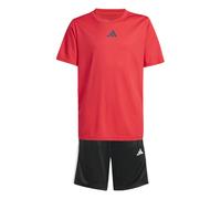 Conjunto de camiseta y pantalón corto infantil adidas Train Essentials 3-Stripes 11/12