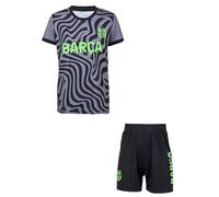 Conjunto de camiseta y pantalones cortos Barça - Colección oficial FC Barcelona - Niño, Negro , 6 años