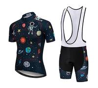 Conjunto de camiseta y pantalones cortos de ciclismo para hombre, de manga corta, para ciclismo, ropa de montaña, ropa de verano, secado rápido