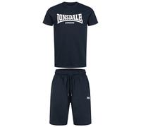 Conjunto de camiseta y pantalones cortos Lonsdale Moy XL