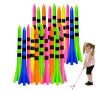 Conjunto de Camisetas de Golf anti-20pcs 70 mm/83 mm Durable 5 Puntas de Golf de Golf | Engrosar el Paquete de Camiseta de Golf Profesional para Principiantes, Unidades de Lanzamiento Altas y un