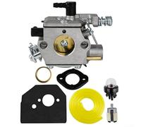 Conjunto de carburador compatible con motosierras Remington RM4216 RM4218 y Craftsman 316381880 que coincide con montaje OEM y diseño de puerto