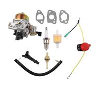 Conjunto de carburador de motor compatible con Honda para Gx120 Gx140 para Gx160 Gx180 para Gx200 y motores chinos 168 para generador de cortacésped