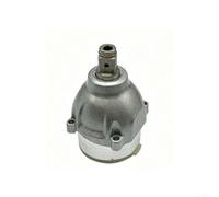 Conjunto de carcasa de llave eléctrica sin escobillas con eje hueco para reparación de destornillador de impacto, carcasa de plástico de metal, plateado, kit de piezas de repuesto compacto de 104 mm